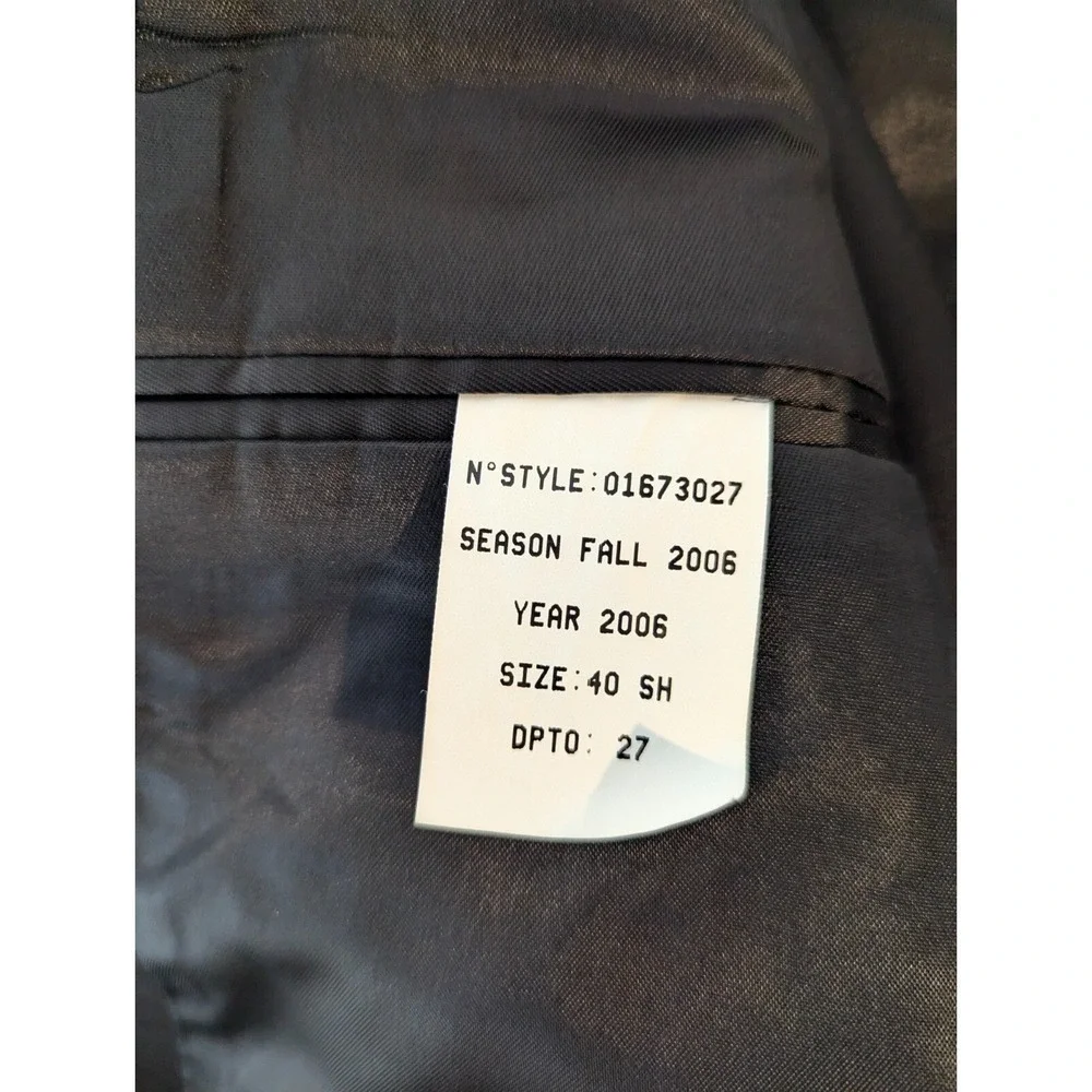 Brooks Brothers 346 Sport Jacket Mens 40S Black Cashmere? Coat Career Corpcore